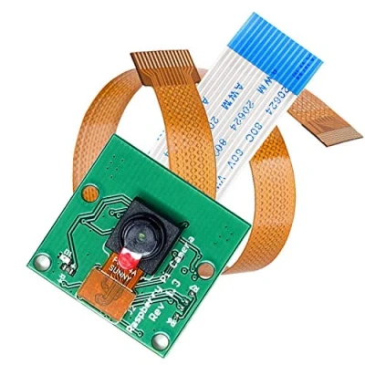 Image de AZDelivery Caméra avec câble Flexible de 15cm pour Raspberry Pi et 30cm Zero y Compris Un eBook