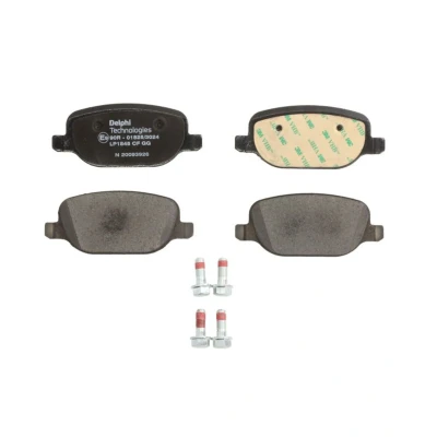 Image de DELPHI LP1845 Jeu de plaquettes frein non préparé pour indicateur d&#039;usure avec tôle anti bruit accessoires ALFA ROMEO: 159 Berline