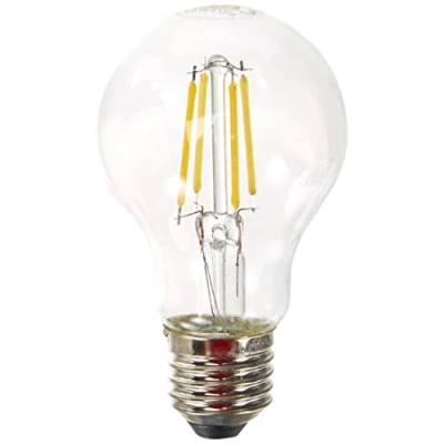 Image de BELLALUX Lampe à LED, culot E27, blanc froid (4000K), filament clair, forme ampoule, en remplacement d&#039;une ampoule classique de 40W, 1 pack
