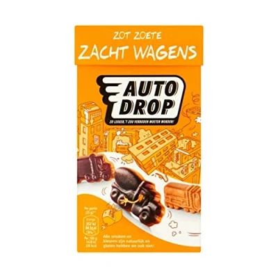 Image de Réglisse molle Autodrop Wagons Doux Poids total 235 grammes