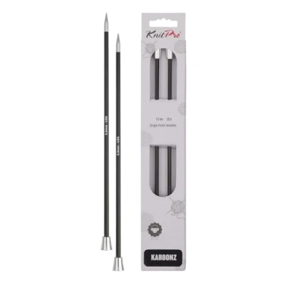 Image de KnitPro KP41260 Arbon Aiguille Simple Pointe Bois Multicolore 21 x 1,2 1 cm