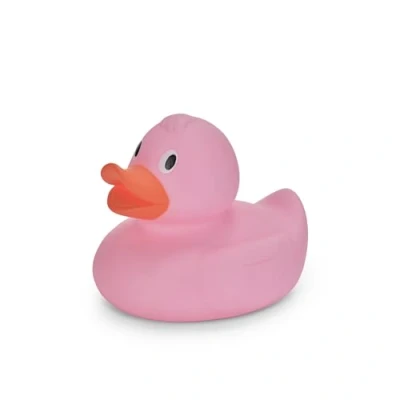 Image de ISABELLE LAURIER Jouet de Bain pour bébé et Enfant 100% étanche Canard XXL Rose