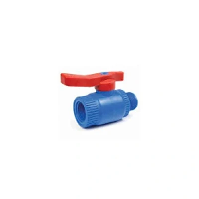 Image de Ezfitt Vanne à sphère antigel en polypropylène male/femelle BSP Ø 3/4 pouce