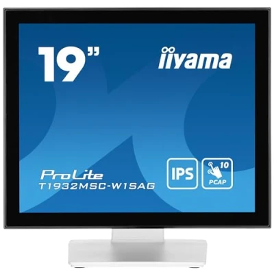 Image de iiyama ProLite T1932MSC W1SAG écran plat de PC 48,3 cm (19 ) 1280 x 1024 pixels Full HD LED Écran tactile Dessus table Blanc Neuf