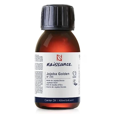 Image de Naissance Huile de Jojoba Dorée (No. 233) 100ml Naturelle et Pressée à Froid Pour le Soin la Peau, du Corps des Cheveux Vegan Sans OGM