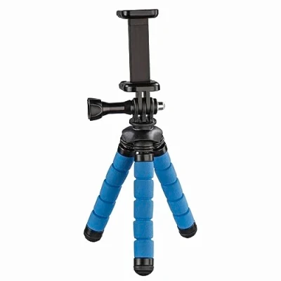 Image de Hama Flex trépied Smartphone/action caméra 3 pieds Noir, Bleu Neuf