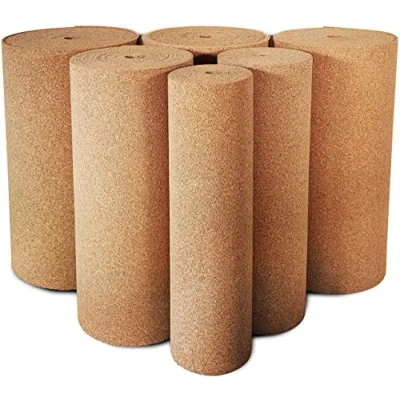 Image de Floordirekt Rouleau Isolant liège mur/sol naturel Polyvalent Isolation acoustique et thermique épaisseur: 8 mm, 100 x 300 cm