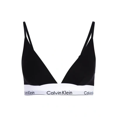 Image de Calvin Klein Soutien Gorge Triangle Femme Unlined Non Doublé, Noir (Black), L