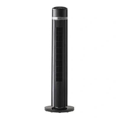 Image de BLACK+DECKER BXEFT50E Ventilateur colonne 45W, 102 cm, 4 vitesses, oscillant, commande soft touch, minuterie 15h, télécommande, 3 modes, silencieux, poignée, base stable