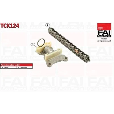 Image de FAI AutoParts TCK124 Jeu de distribution à chaînes sans joints, roues dentées Simplex, Chaîne vélo AUDI: A3 3/5 portes, A6 C6 Avant