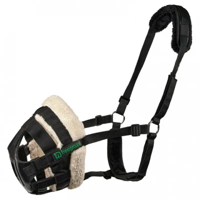 Image de Shires Muselière Anti Coliques Graze AirFlow Grazing Noir Xfull
