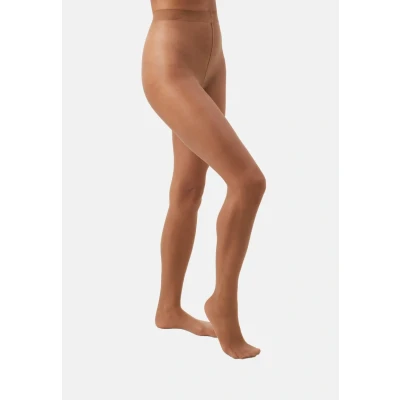 Image de Falke Seidenglatt 15 Denier Transparent Silky Collants, Femme, Taille: XXL, Powder