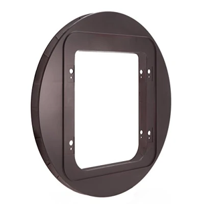 Image de Sure Petcare Adaptateur de Montage pour Grande chatière à Puce électronique SureFlap et Connect Chats Petits Chiens, Les Portes fenêtres en Verre, Blanc