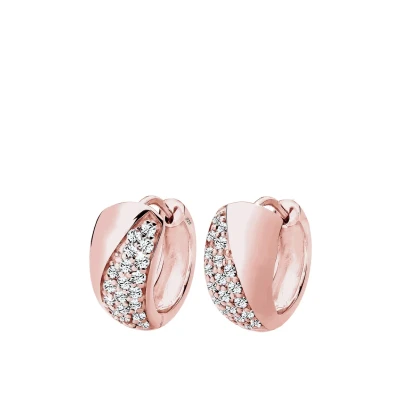 Image de Elli Statement Hoops Boucles d&#039;oreilles Rose goldcoloured, Femme, Taille: One Size, gold coloured