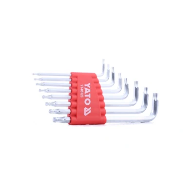 Image de YATO YT 05123 Ensemble de tournevis coudés T9, T10, T15, T20, T25, T27, T30, T40 8