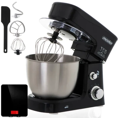 Image de Robot Pâtissier Multifonction Mesko MS4217B Bol 3,5L 1200W Noir