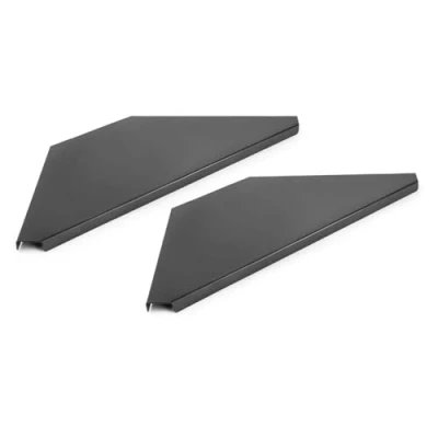 Image de Vonyx DBC2 Pack de 2 Étagères d&#039;Angle pour Cabine DJ Angle 90 Degrés, Compatibilité Universelle, Idéales Poser votre Ordinateur Portable, des Enceintes, Projecteurs