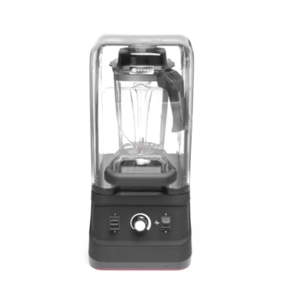 Image de HENDI Blender Sans BPA, Manuel, caisson insonorisant fait, avec pichet de 2,5L, résiste aux températures 40C à 90C, Smoothie Cocktails Desserts, 1680W, 252x258x(H)547mm, BPA