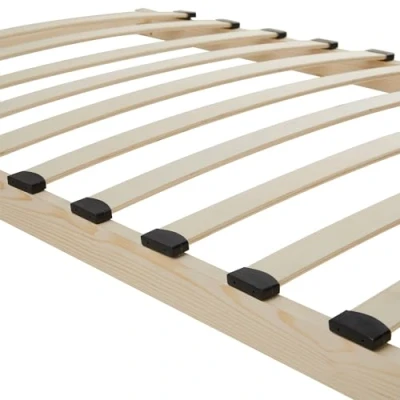 Image de Homestyle4u Sommier à Lattes 90x200 en Bois pin Massif lit Simple