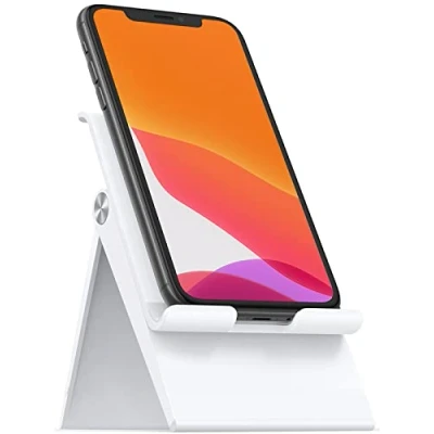 Image de UGREEN Support Téléphone Bureau Dock Hauteur Réglable Pliable Compatible avec iPhone 13 Pro Max Mini 12 11 XS X Galaxy S22 S21 Ultra Note20 A12 A32 Redmi Note 10 (Blanc)