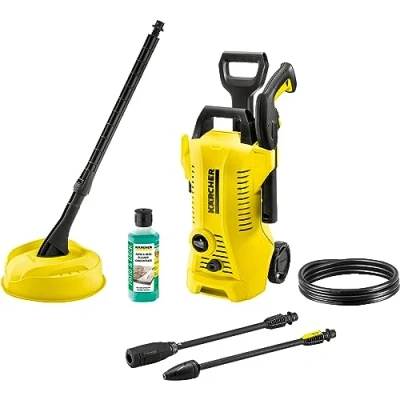 Image de Kärcher Nettoyeur Haute Pression K 2 Power Control Home, : max. 110 bar, Débit 360 l/h, Surface 20 m²/h, Filtre à Eau, Poids 4,0 kg, Pistolet Pression, Rotabuse, Lance, Home Kit
