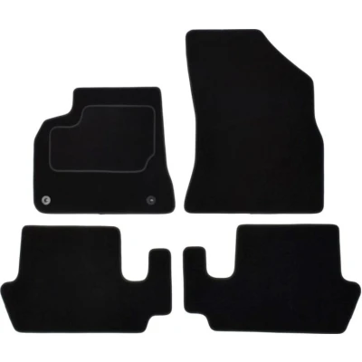 Image de MAMMOOTH A041 PGT310 PRM 01 Ensemble de tapis sol Textile avant et arrière 4 noir Sur mesure PEUGEOT: 3008 I, 5008 I