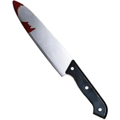 Image de Quickdraw Halloween Sanglant Couteau Accessoire Costume Déguisement Blooded Tronçonneuse Plastique Arme