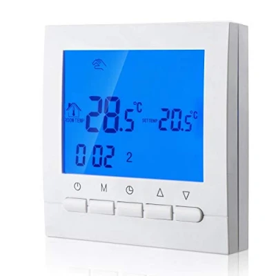 Image de KPS Thermostat chauffage numérique Connexion 2 câbles avec programmation 6 périodes jours ouvrables et week ends Confortline Thermodigi