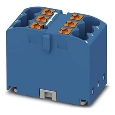 Image de Phoenix Contact 3273266 Bloc de distribution 15.6 mm ressort traction bleu 10 pc(s)