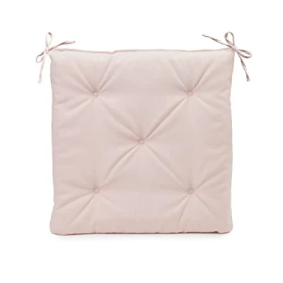 Image de Gözze Coussin d&#039;Assise avec Sangles de fixation, chaise, Piqué, Darco, 40 x 4 cm Crème