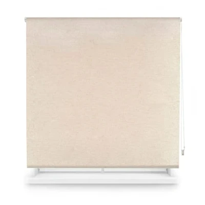 Image de Blindecor Lino Store Enrouleur occultant Texture Lin 120 x 230 cm Thermique Dimensions du Tissu 117 225