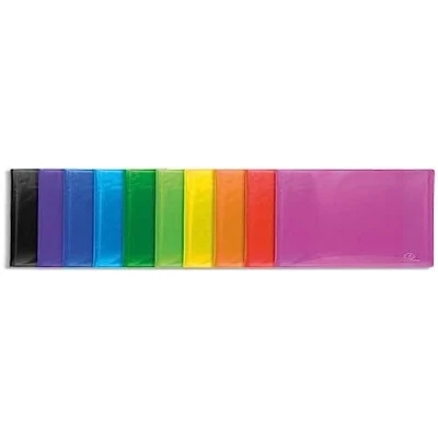 Image de Exacompta Réf. 85770E 1 Protège documents Iderama 30 pochettes cristal lisse 60 vues pour A4 dim 24 x 32 cm couverture en polypro semi rigide 10 couleurs aléatoires
