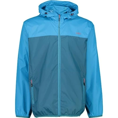 Image de CMP Veste imperméable à capuche pour hommes, Lac profond, 52