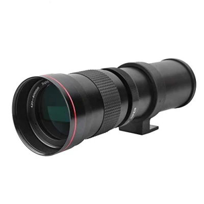 Image de 420 800mm F/8.3 Mise au Point Manuelle Objectif Zoom téléobjectif Adaptateur pour Monture de téléconvertisseur T2 Appareil Photo Pentax DSLR