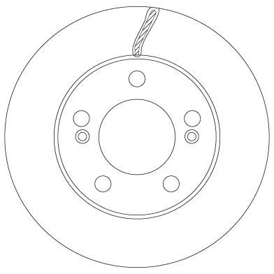 Image de TRW DF6888 Disque de frein 294 28 5 130 ventilé peint SSANGYONG: Rexton / 2, Kyron, W