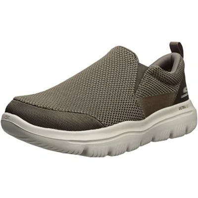 Image de Skechers Go Walk Evolution Ultra Impeccable Baskets pour hommes, Beige (kaki), 41.5 EU