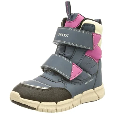 Image de Geox Fille J Flexyper Girl B Ab Bottines, Avio/Fuchsia, 38 EU