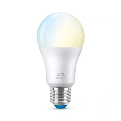 Image de WiZ Ampoule LED intelligente GU10 Remplacement 60W, style classique avec nuances de blanc, Wi Fi/Bluetooth, commande vocale/application, fonctionne Google Home, Alexa et HomeKit, 1pack