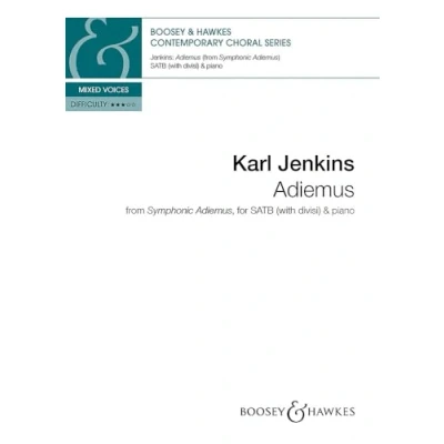 Image de Adiemus: from Symphonic Adiemus. mixed choir (SATB divisi) and piano. Partition de chœur.