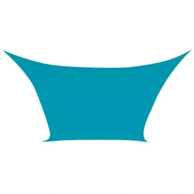 Image de Perel Voile d&#039;ombrage, Hydrofuge, 5 x m, 160 g/m², Polyester, carré, Bleu Ciel