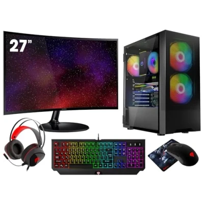 Image de PC Gaming VIST Ryzen 5 5600G RAM 32Go RX VEGA7 SSD 1To M.2 LCD 27 Windows 11 Pro