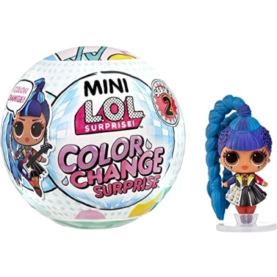 Image de Mini LOL Surprise Color Change Collection ASSORTIMENT ALÉATOIRE Découvrez + de 5 surprises dont 1 poupée OMG, socle &amp; des accessoires Dès 4 ans