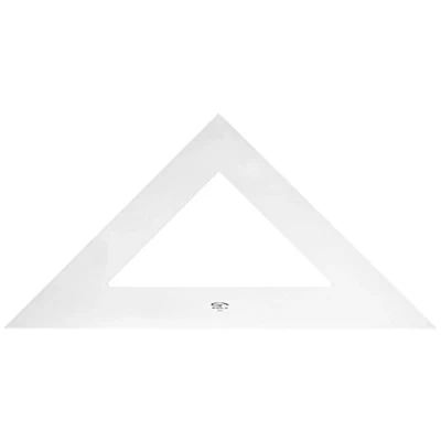 Image de Graphoplex Equerre 45 3 bords droits 70 cm Transparent