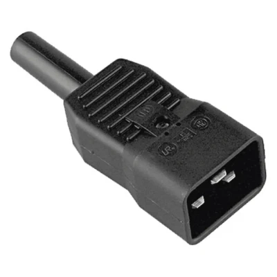 Image de Kaltgerätestecker C20, 16 A, Schwarz
