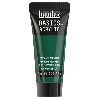 Image de Liquitex Acrylique Basics Tube 22 ml Vert Fonce ROW