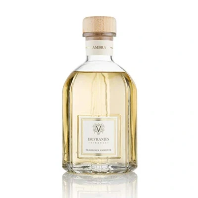 Image de Dr. Vranjes Ambra 500 ML Diffuseur + 2 Paquets de Bâtonnets Blancs (3 pièces), Parfum d&#039;intérieur Luxe, Principal: Oriental, Pyramide Olfactive: Ambre, Patchouli, Bois Santal (500 ML)