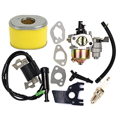 Image de OuyFilters Carkio Carburateur de Rechange avec Bobine d&#039;allumage et Filtre à air pour Moteur Tondeuse Gazon Honda Gx160 Gx200 5,5 ch 6