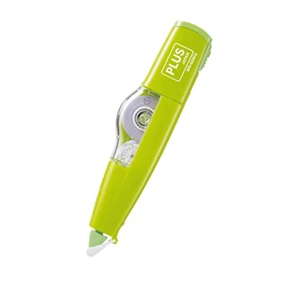 Image de PLUS Japan Roller correcteur MR en forme de crayon rechargeable écologique vert, 6 m x 4,2 mm