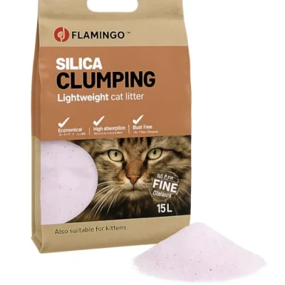 Image de Litière pour Chats Parfum Neutre Granulés de Charbon 17L 20 SEMAINES Grains Fins neutralisent Les odeurs désagréables Douce Pattes Aussi Chatons