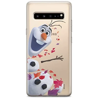 Image de ERT GROUP Coque de Protection pour Samsung S10 5G Motif Disney la Reine des Neiges 2 003 Parfaitement adaptée à Forme du téléphone Portable en Partie Transparente